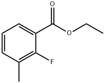 2-氟-3-甲基苯甲酸乙酯, 1214363-24-2, 结构式