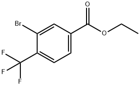 Ethyl 3-broMo-4-(trifluoroMethyl)benzoate Structure