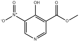 Methyl 4-hydroxy-5-nitronicotinate Struktur