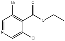 Ethyl 3-broMo-5-chloroisonicotinate Structure