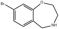 8-broMo-2,3,4,5-tetrahydrobenzo[f][1,4]oxazepine Struktur