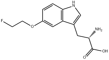 5-(2-Fluoroethoxy)-L-tryptophan Struktur