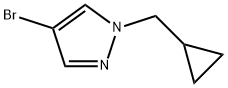 4-bromo-1-(cyclopropylmethyl)-1H-pyrazole(SALTDATA: HCl) Structure