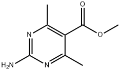 Methyl 2-aMino-4,6-diMethylpyriMidine-5-carboxylate Structure