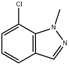 7-chloro-1-Methyl-1H-indazole Struktur