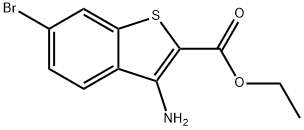 Ethyl 3-aMino-6-broMobenzothiophene-2-carboxylate, 1216708-87-0, 结构式