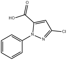 5-氯-2-苯基-2H-吡唑-3-甲酸, 1216909-62-4, 结构式