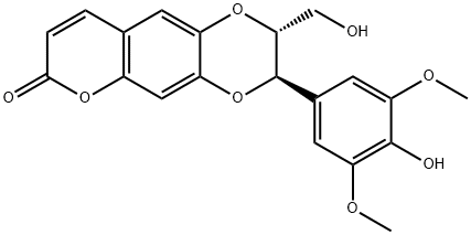 Moluccanin 化学構造式