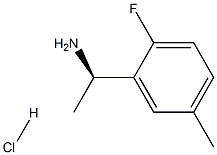 (R)-1-(2-Fluoro-5-Methylphenyl)ethanaMine hydrochloride Structure