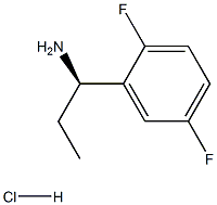 (R)-1-(2,5-二氟苯基)丙-1-胺, 1217468-99-9, 结构式