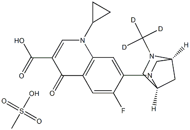 Danofloxacin-d3 Struktur
