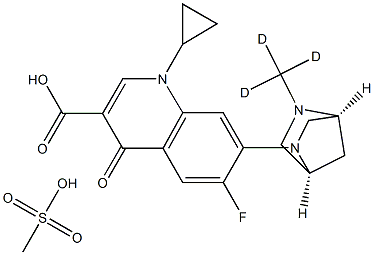 达诺沙星-D3, 1217683-55-0, 结构式