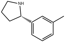 (S)-2-间甲苯基吡咯烷, 1217781-18-4, 结构式