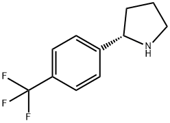 (2S)-2-[4-(TRIFLUOROMETHYL)PHENYL]PYRROLIDINE Struktur