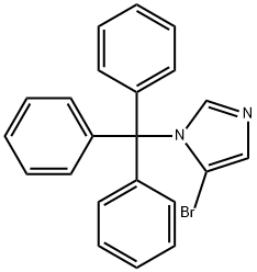 5-BroMo-1-trityl-1H-iMidazole Structure