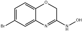 6-BroMo-N-hydroxy-2H-1,4-benzoxazin-3-aMine Structure