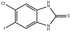 5-chloro-6-iodo-2,3-dihydro-1H-1,3-benzodiazole-2-thione Struktur
