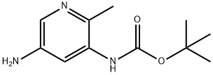 tert-Butyl (6-Methyl-5-nitropyridin-3-yl)carbaMate 化学構造式