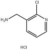 (2-chloropyridin-3-yl)MethanaMine hydrochloride, 1220039-41-7, 结构式