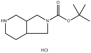 2-Boc-octahydro-1H-pyrrolo[3,4-c]pyridine Hydrochloride Structure