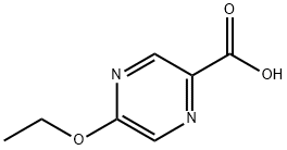 5-Ethoxypyrazine-2-carboxylic acid Struktur