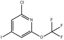 2-Chloro-4-iodo-6-(trifluoroMethoxy)pyridine Structure