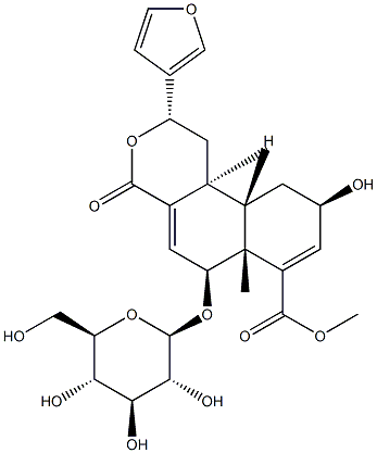 デヒドロボラペトシドB 化学構造式