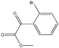2-(2-ブロモフェニル)-2-オキソ酢酸メチル 化学構造式