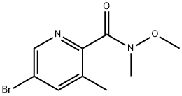 1224604-14-1 5-溴-3-甲基-N-甲氧基-N-甲基吡啶-2-甲酰胺