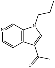 1-(1-Propyl-1H-pyrrolo[2,3-c]pyridin-3-yl)ethanone Struktur