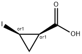 (CIS)-2-ヨードシクロプロパンカルボン酸 化学構造式