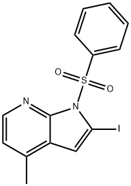 1227270-47-4 1-(PHENYLSULPHONYL)-2-IODO-4-METHYL-7-AZAINDOLE