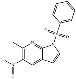 1-(Phenylsulphonyl)-6-Methyl-5-nitro-7-azaindole|