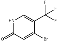 4-BROMO-2-HYDROXY-5-(TRIFLUOROMETHYL)PYRIDINE Struktur