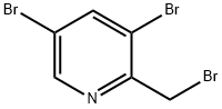 3,5-二溴-2-(溴甲基)吡啶 结构式