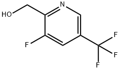 2-羟甲基-3-氟-5-三氟甲基吡啶, 1227515-52-7, 结构式
