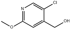 (5-Chloro-2-Methoxy-pyridin-4-yl)-Methanol Struktur