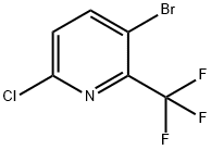 3-溴-6-氯-2-三氟甲基吡啶, 1227563-63-4, 结构式