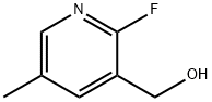 (2-fluoro-5-methylpyridin-3-yl)methanol Structure