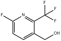 (6-氟-2-(三氟甲基)吡啶-3-基)甲醇, 1227570-75-3, 结构式