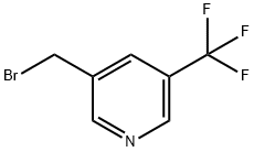 3-(broMoMethyl)-5-(trifluoroMethyl)pyridine, 1227574-31-3, 结构式