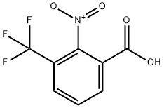 2-ニトロ-3-(トリフルオロメチル)安息香酸 化学構造式