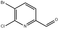 5-溴-6-氯-2-吡啶甲醛, 1227583-91-6, 结构式