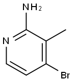 4-溴-3-甲基吡啶-2-胺,1227586-05-1,结构式
