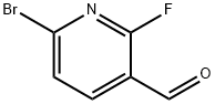 6-溴-2-氟-3-吡啶羧醛, 1227588-87-5, 结构式