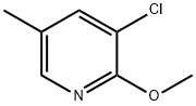 3-氯-2-甲氧基-5-甲基吡啶, 1227593-86-3, 结构式