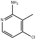 4-氯-3-甲基吡啶-2-胺,1227595-52-9,结构式