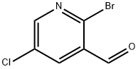 2-broMo-5-chloronicotinaldehyde Struktur