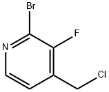 2-溴-4-(氯甲基)-3-氟吡啶 结构式