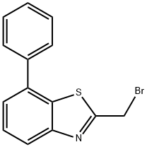 2-(溴甲基)-7-苯基苯并[D]噻唑,1227629-45-9,结构式